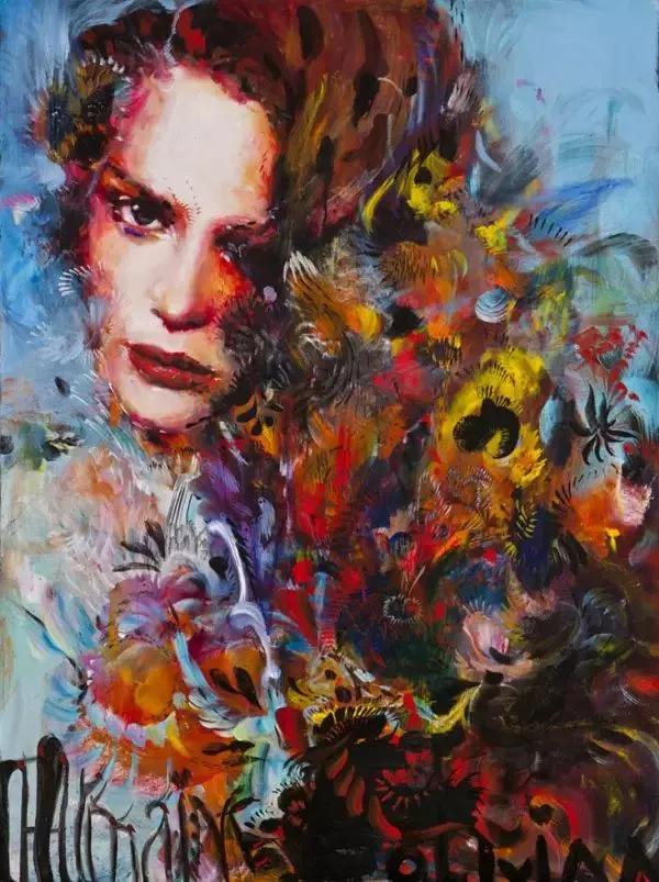 她画出的画惊艳四方,她笔下生辉画风堪比梵高