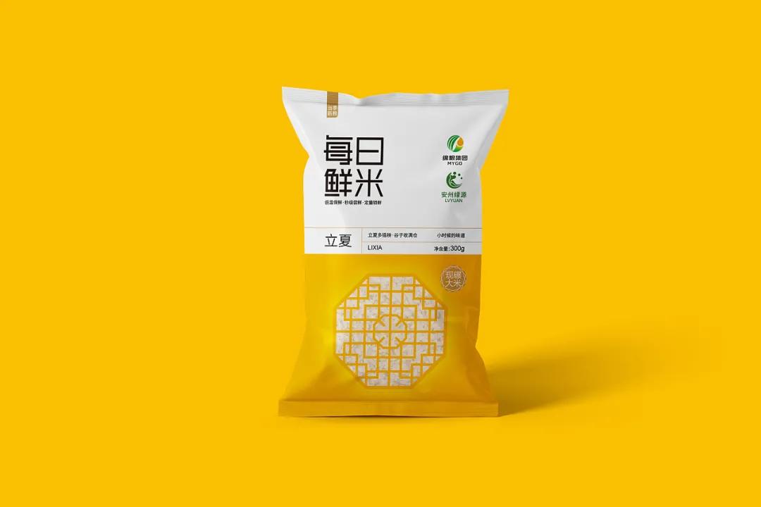 大米包装创意图案,国内大米包装设计现状
