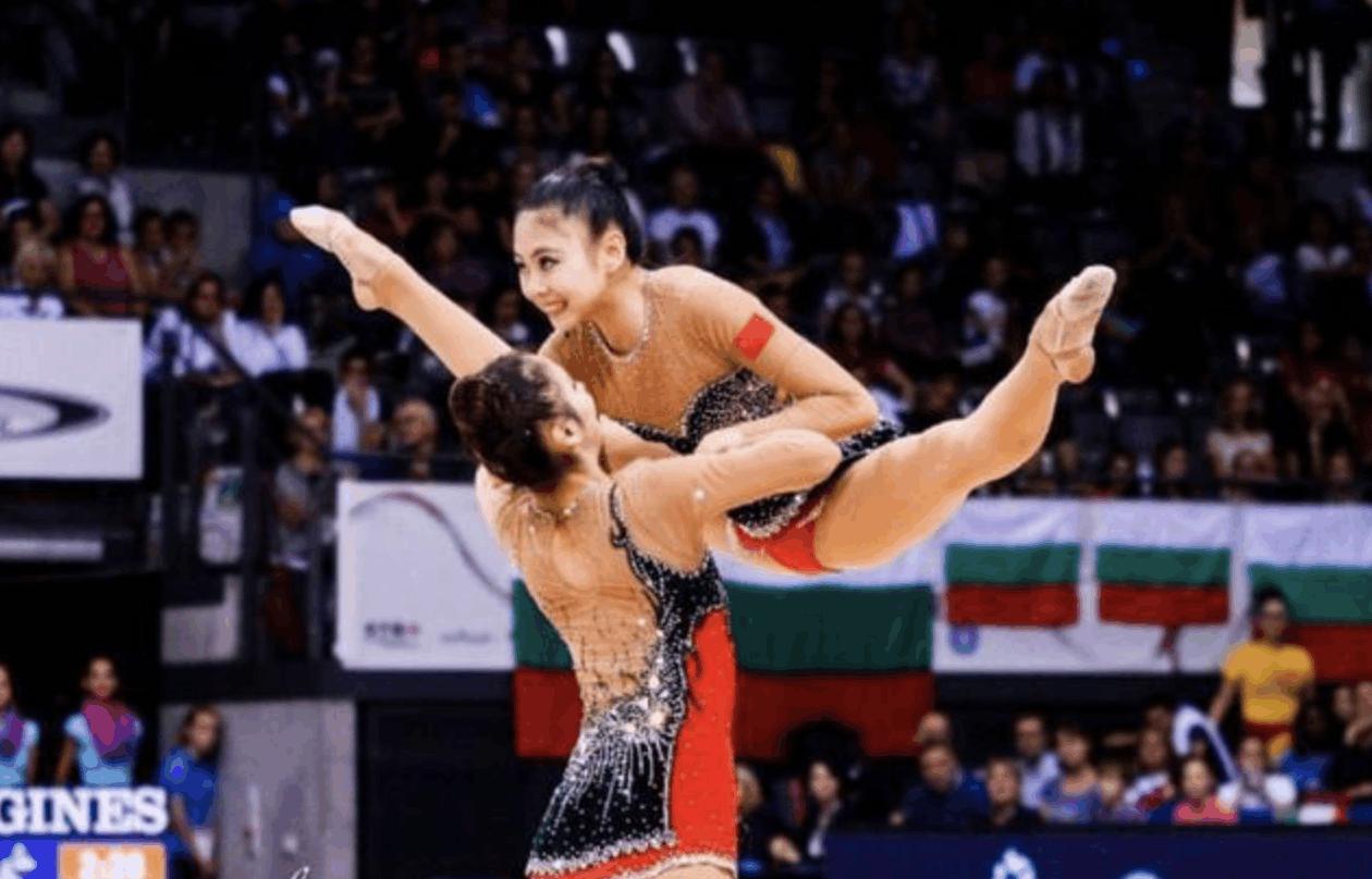 被体操耽误的街拍女神,被体育耽误的美女