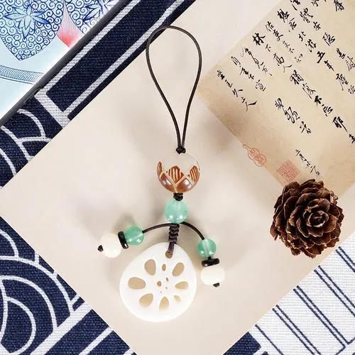 简单好看手机挂绳,好玩好看的纯手工中国风手机挂绳