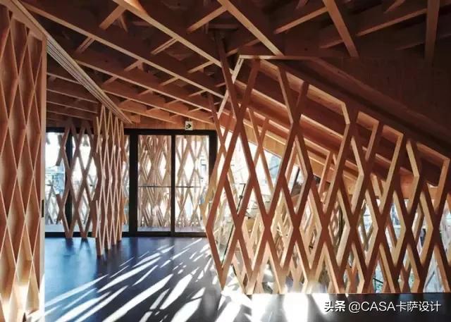 禅意格栅,禅意木格栅图片