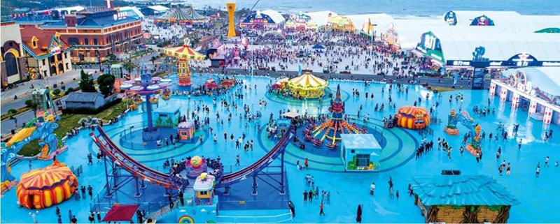 金沙滩啤酒城常态化运营，打造永不落幕的啤酒节