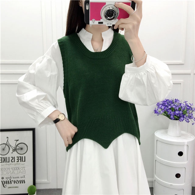 时髦又洋气外穿冬天的背心,天气热出一款清凉感背心