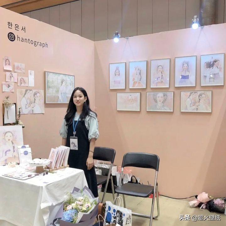 韩国高颜值小姐姐学了6年的绘画，却治愈了全网18万粉丝
