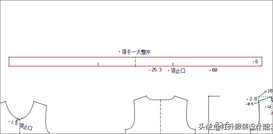 长袖针织连衣裙扭结裁剪纸样大全,圆领连衣裙的裁剪视频教程