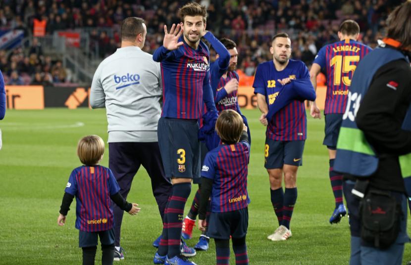 皮克范佩西,皮克儿子踢球