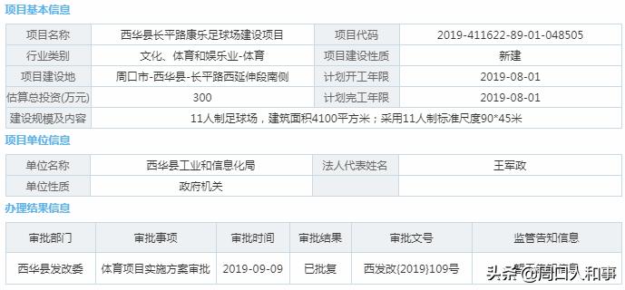 西华县足球场,周口好消息
