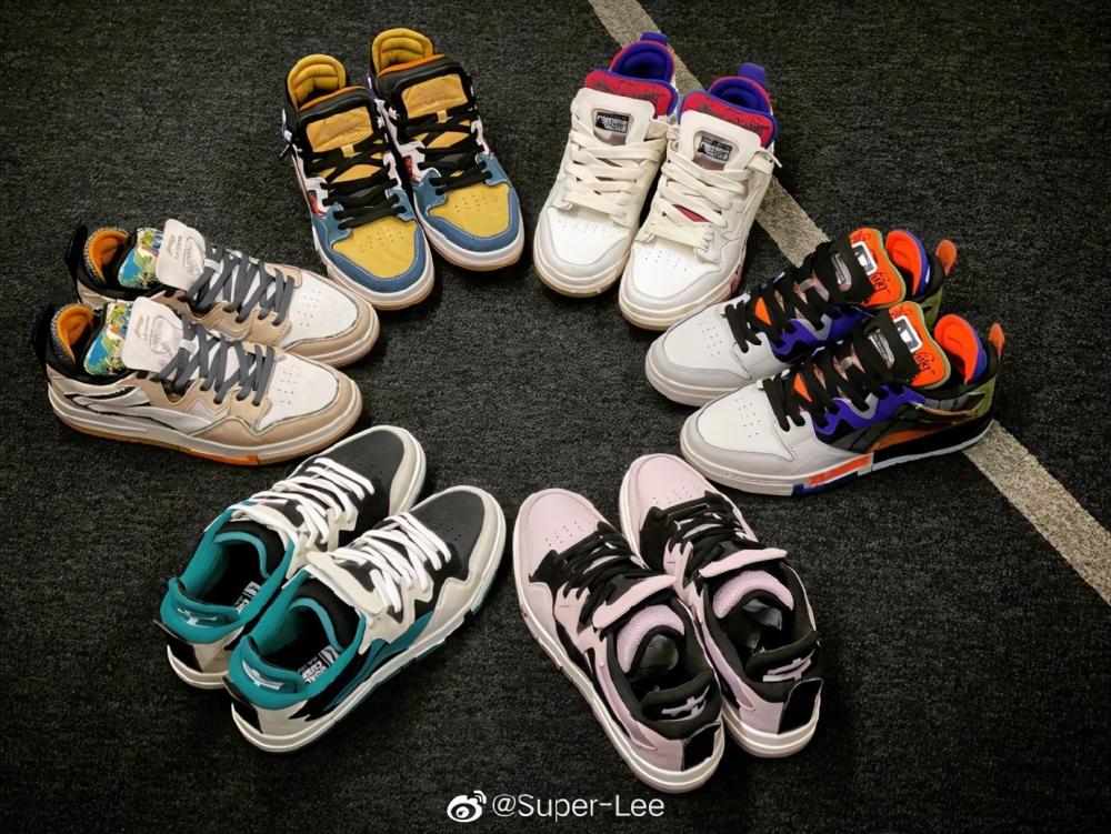 李宁与aape,aape联名李宁驭帅照片