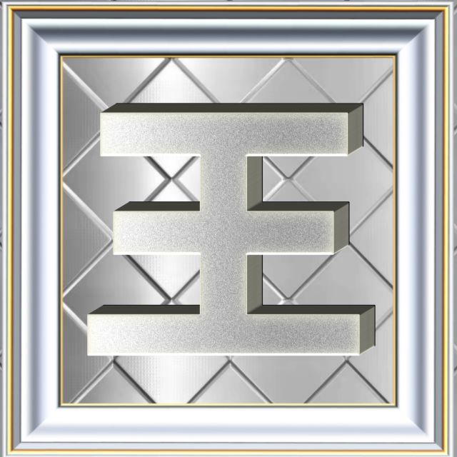 3D立体白金字体姓氏微信头像精选，超级棒
