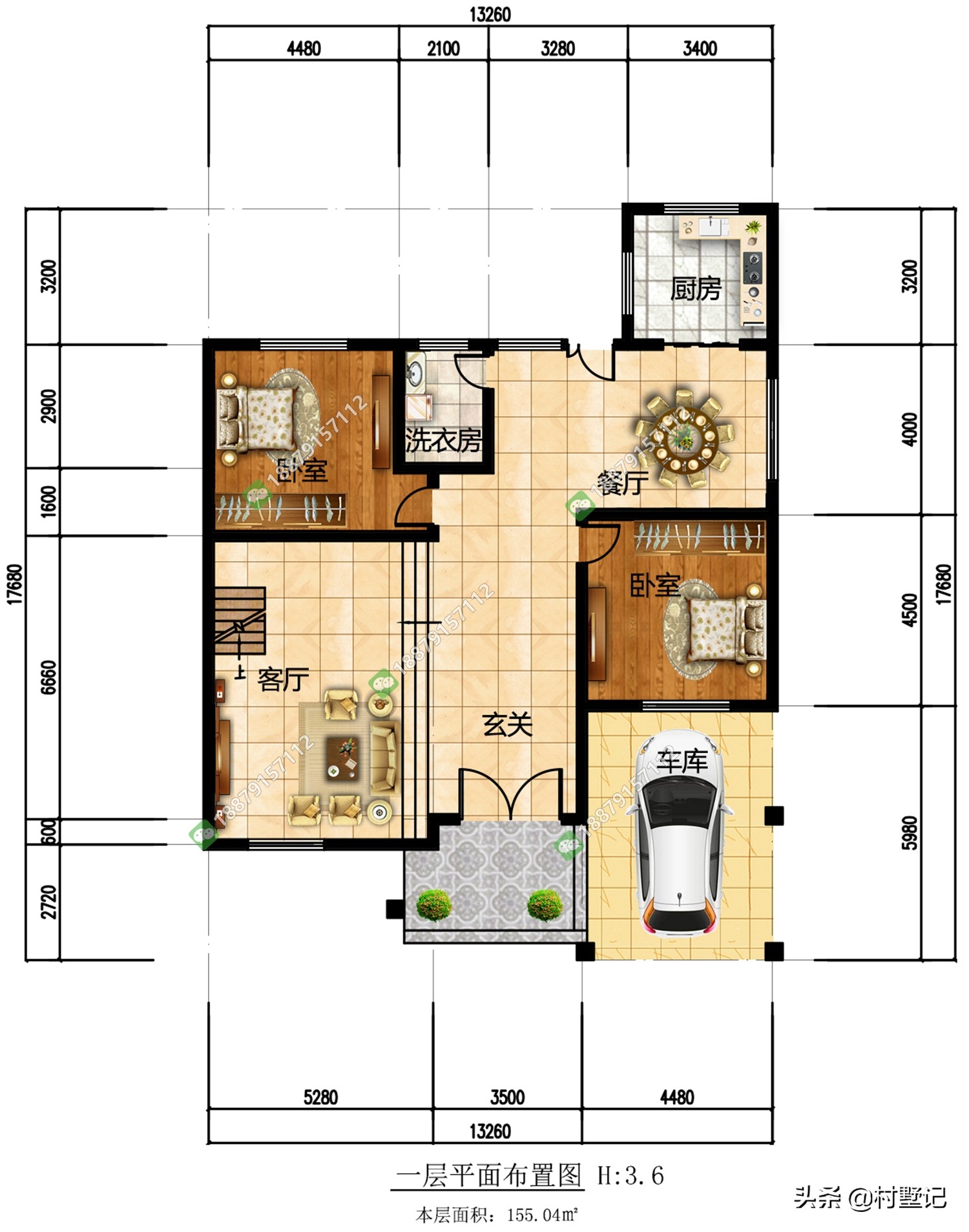 农村别墅不装修多少钱,农村别墅不超60万的