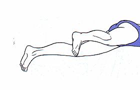 蛙泳脚用力点,蛙泳腿怎么练蹬腿