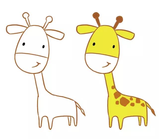 简笔画小动物100种可爱海底动物,6-12岁儿童绘画简笔画小动物