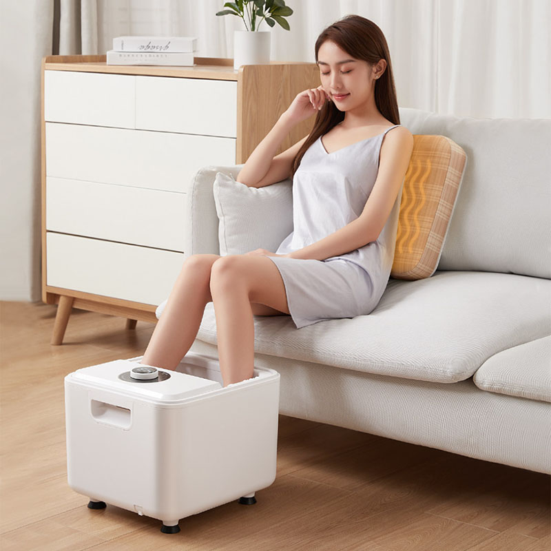 家用智能按摩泡脚桶,泡脚桶全自动加热按摩洗脚盆