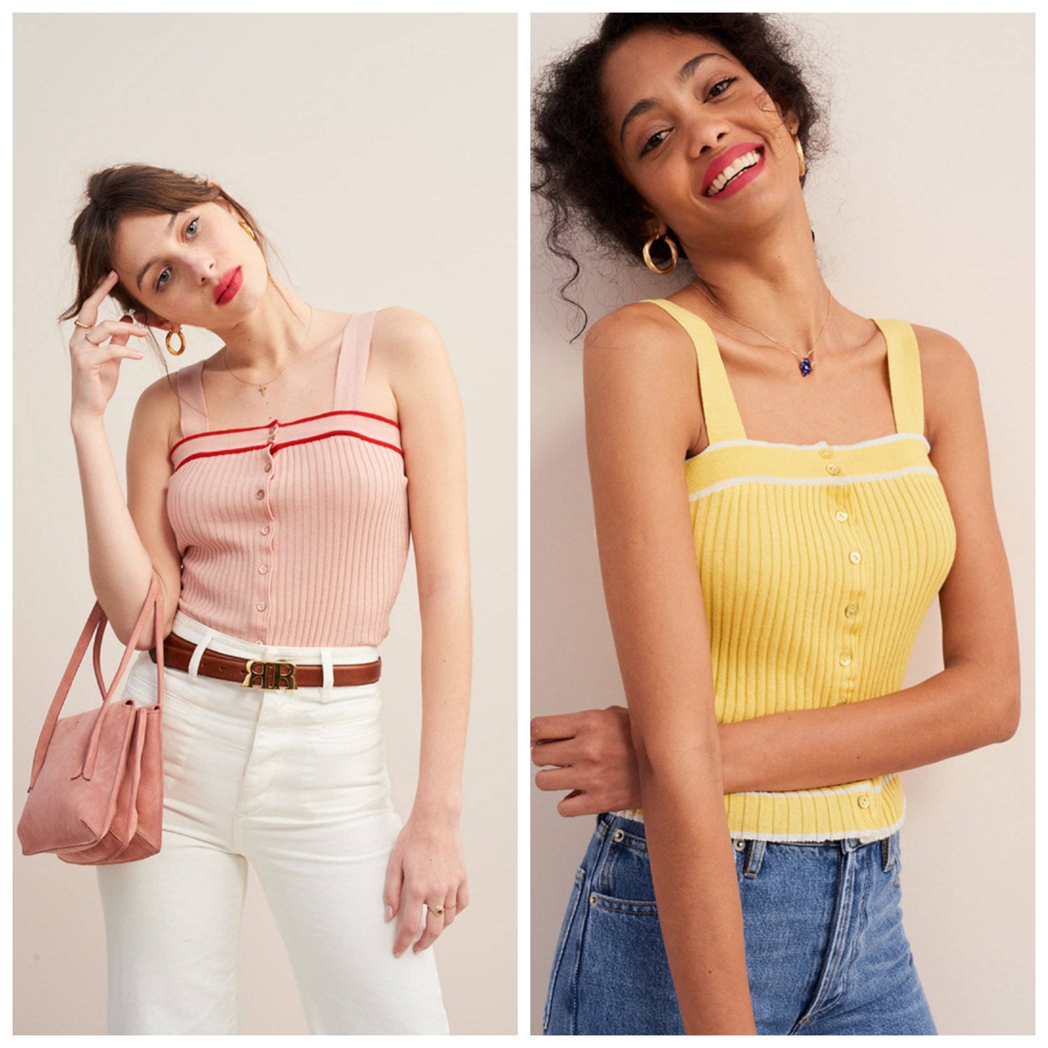 吊带背心怎么穿好看,吊带穿上不好看什么原因