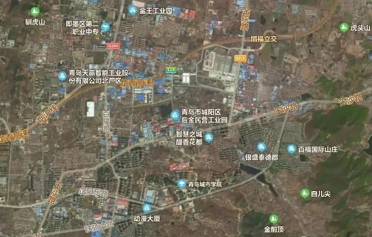 城阳西北部片区2021年规划图,城阳区28个重点项目