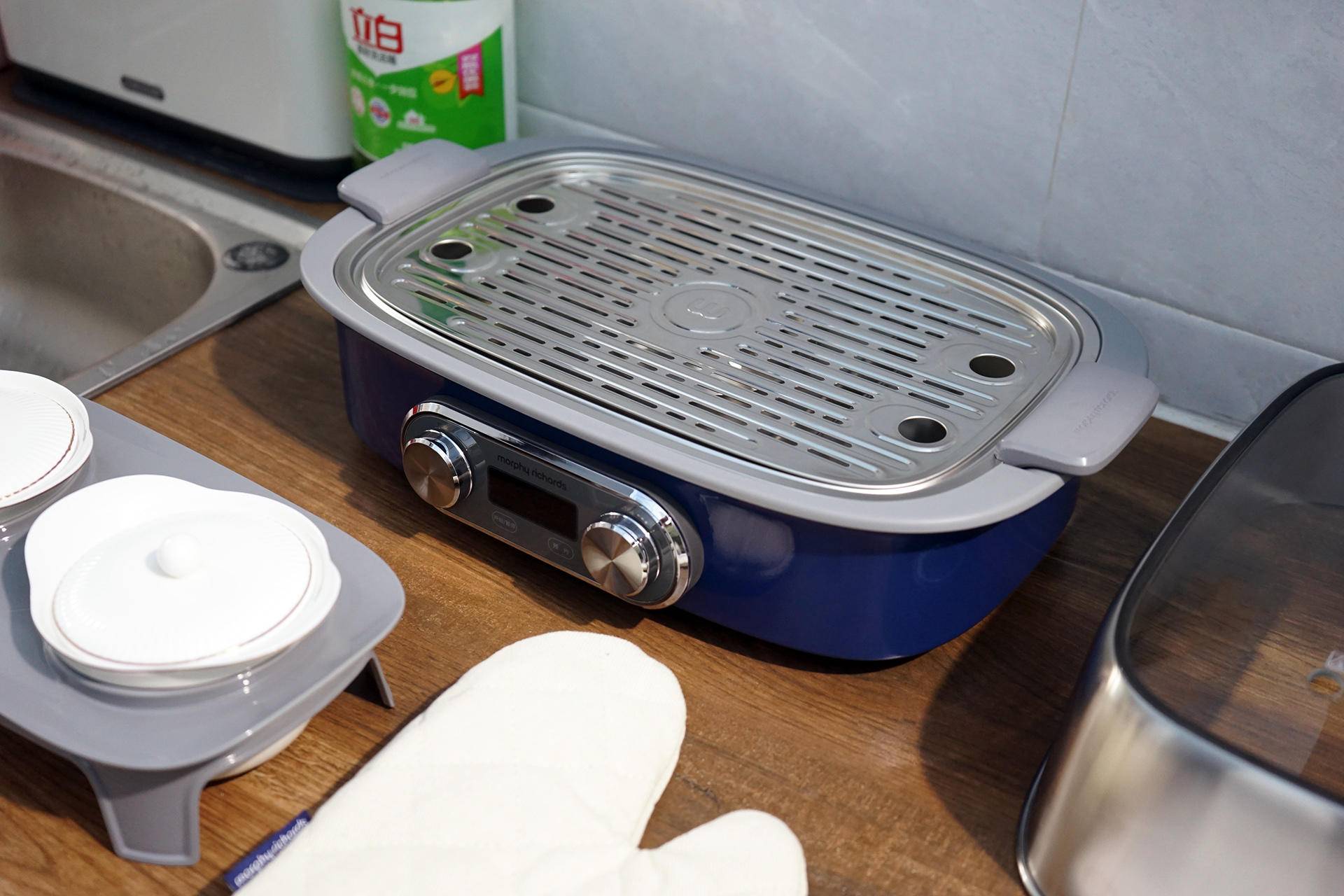 摩飞电火锅蒸锅,摩飞电蒸锅热菜