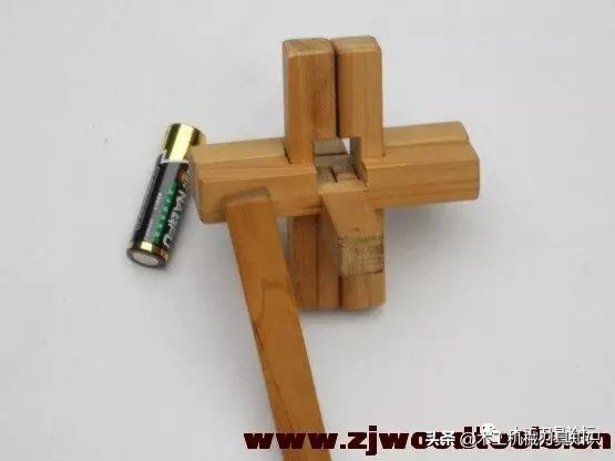 鲁班锁十角图解,鲁班锁三根拼法