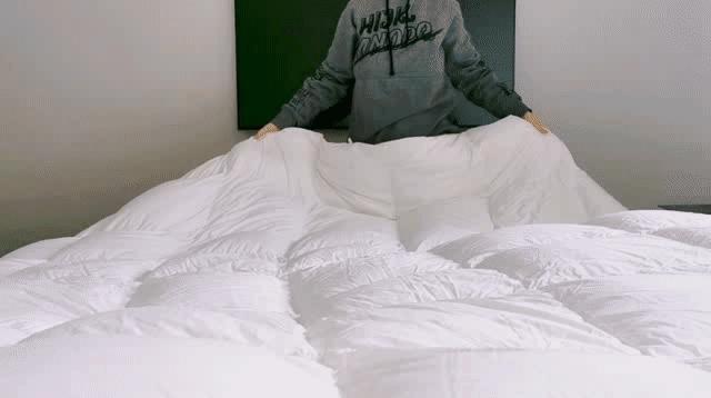 许你冬日温软如梦—网易严选95%白鹅绒被