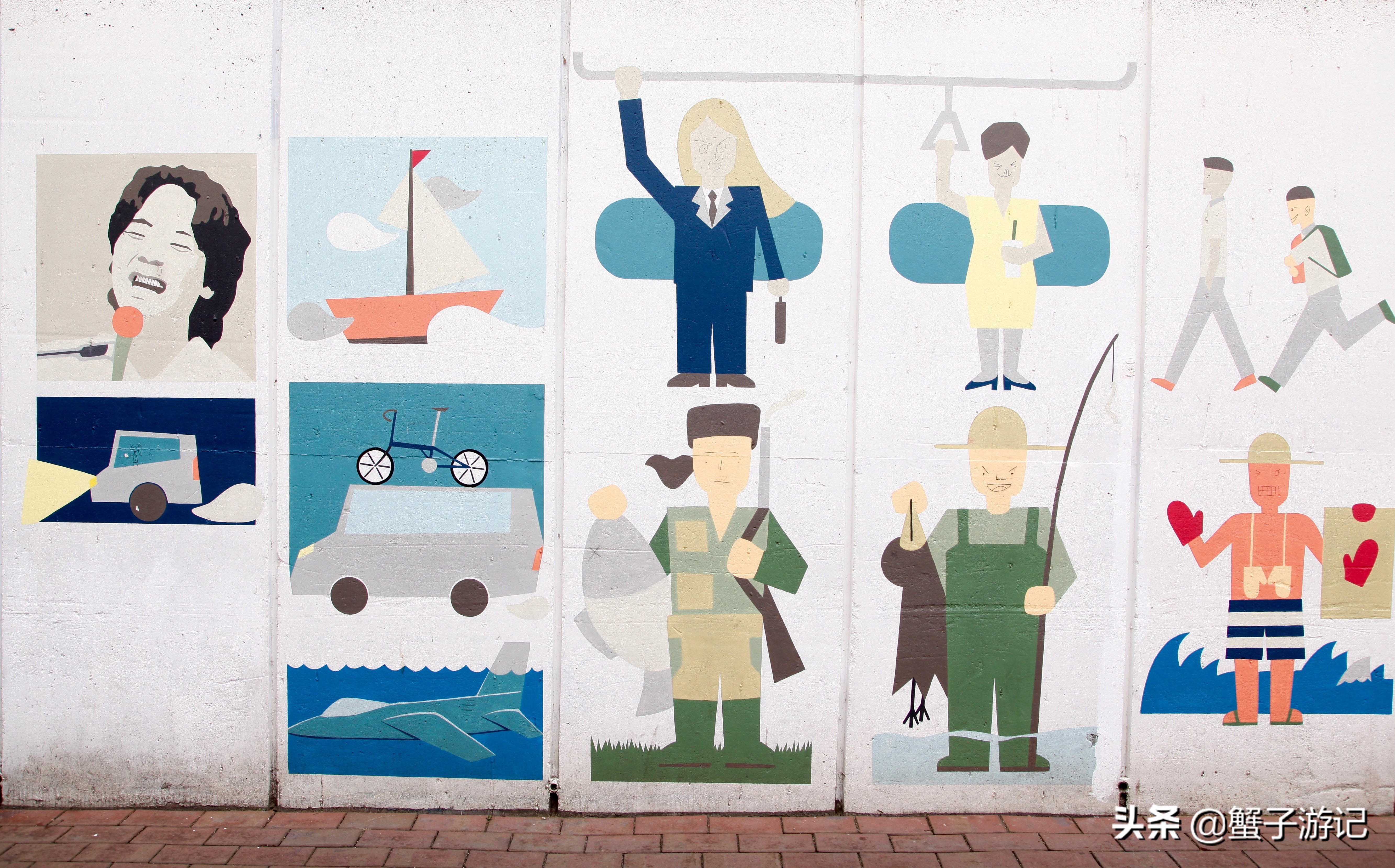 这里是疫情期间韩国的重度区，但它至今仍美丽仍然