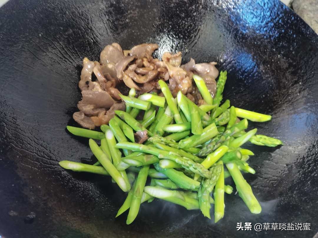 清炒白灼芦笋的做法,芦笋炒韭菜的做法大全