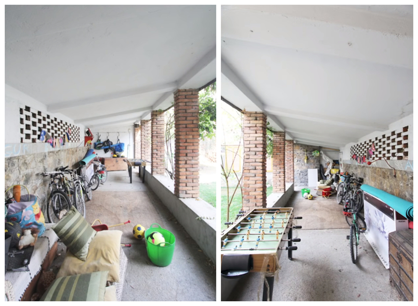 她买下26㎡自行车棚，将屋内铺满欧松板，一个人越住越舒服