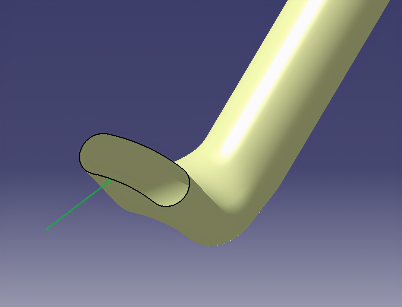 圆管打扁画法图解,圆管打扁技巧