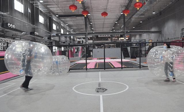 天津北辰区蹦床主题公园,天津口袋屋蹦床公园