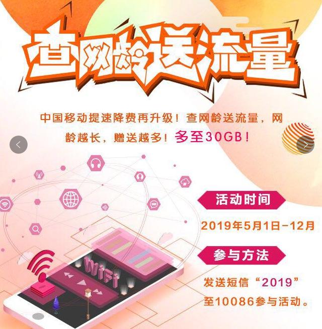 移动突然送20g流量是什么套路,移动免费赠送10gb流量