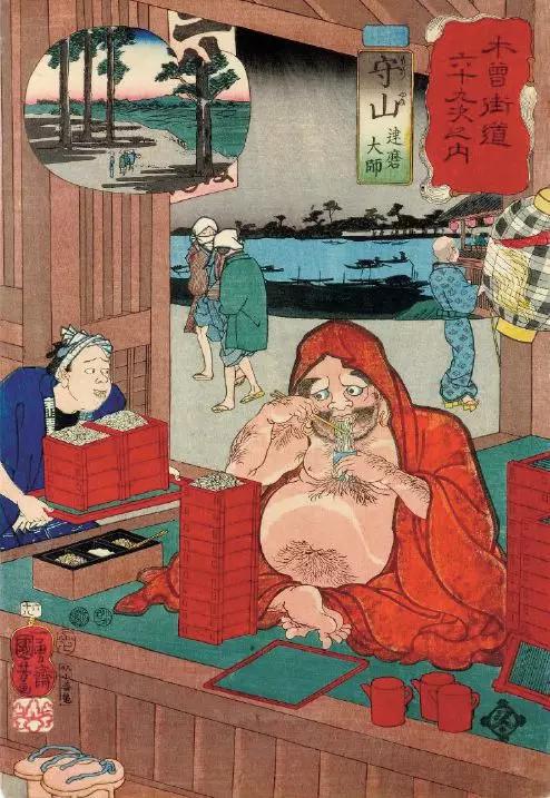 从日式点心看日本人的饮食文化,从浮世绘看日本的民族特性