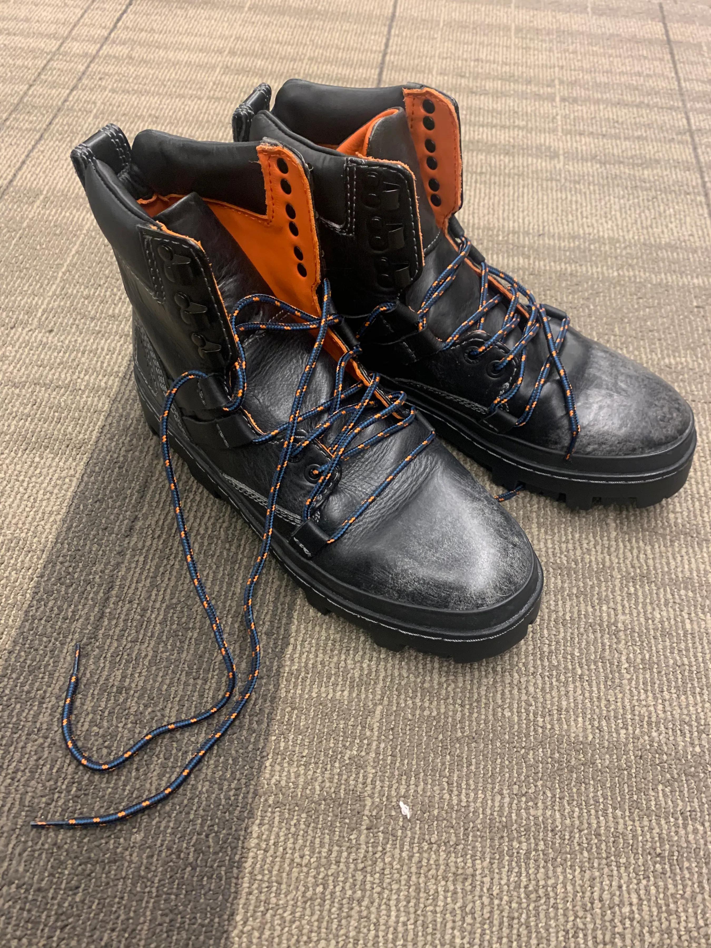 种草潮鞋男,马丁靴男款diesel