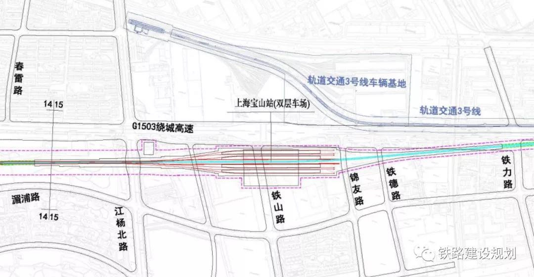 上海宝山北部交通规划图,宝山北部地区轨交规划
