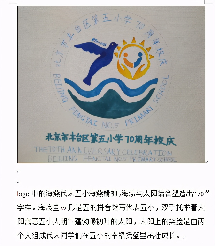 丰台五小七十年校庆怎么画,丰台五小校庆