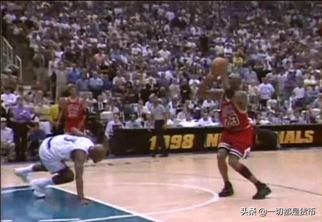 乔丹绝杀究竟有没推人,乔丹的绝杀盖帽