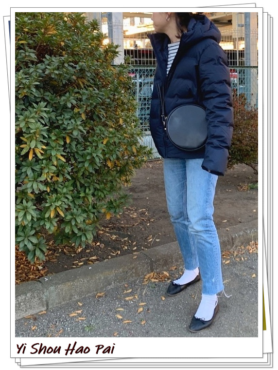 不同版型羽绒服穿搭女,145矮个子短款羽绒服