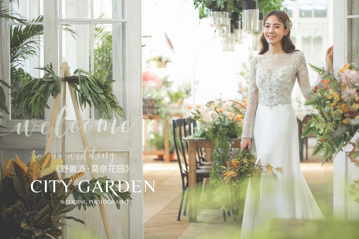 法式莫奈花园婚纱照,莫奈森林婚纱照