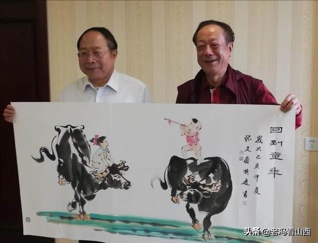 张怀文画牛,怀文画牛