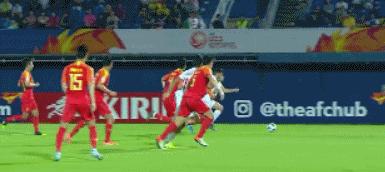 国奥0:1惜败伊朗,u23亚洲杯国奥半场0-0伊朗