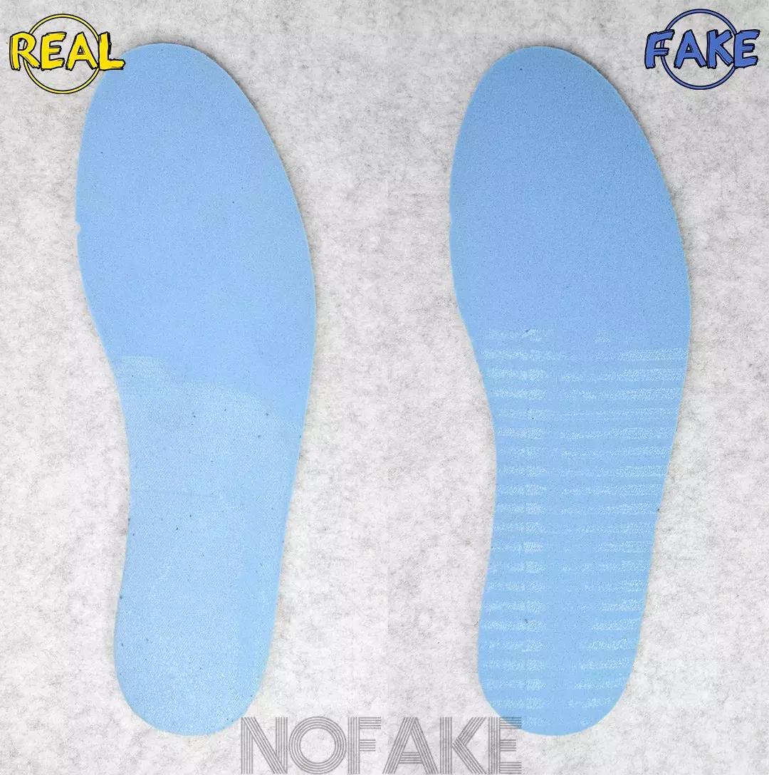 aj1倒钩真假对比鞋垫,aj1倒钩真假对比照