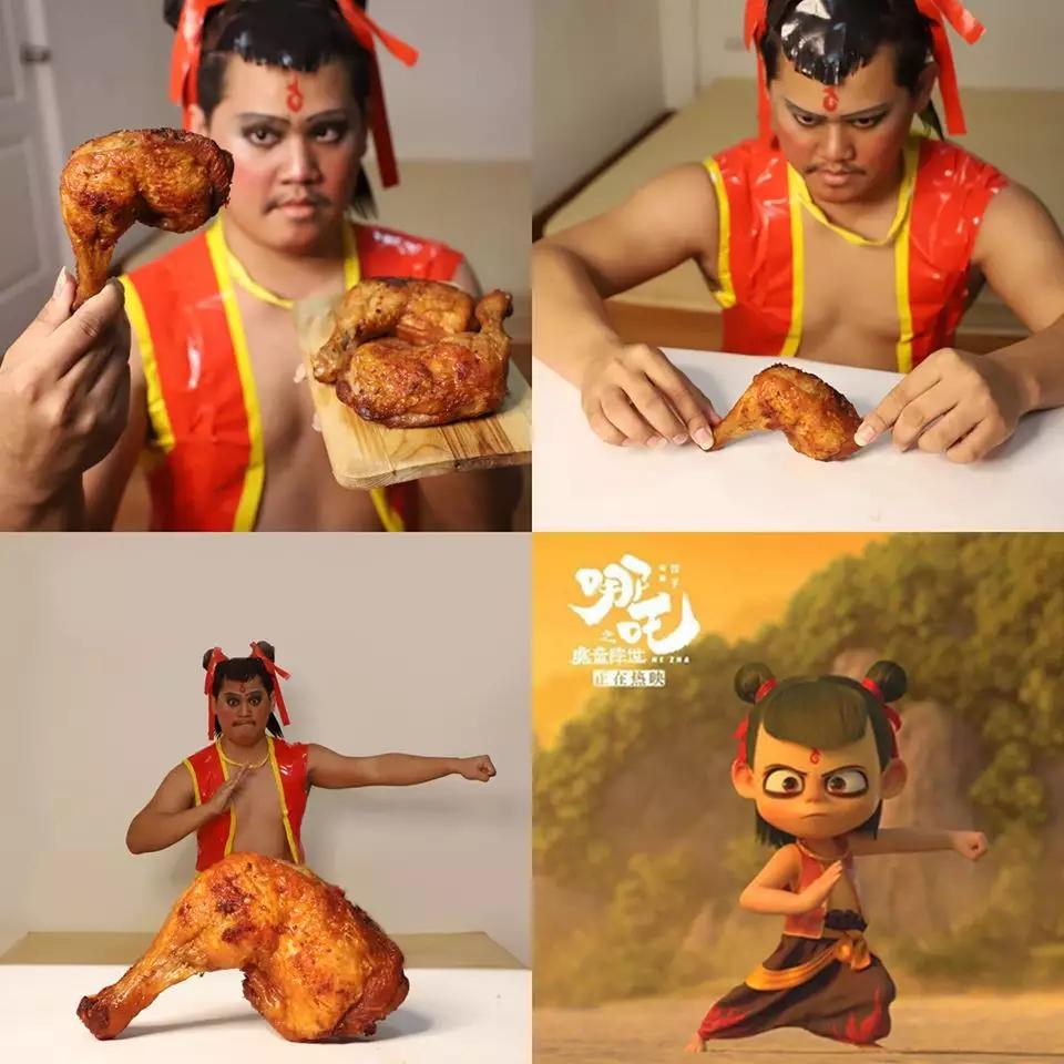 泰国胖小哥cosplay模仿,泰国小胖哥搞笑视频