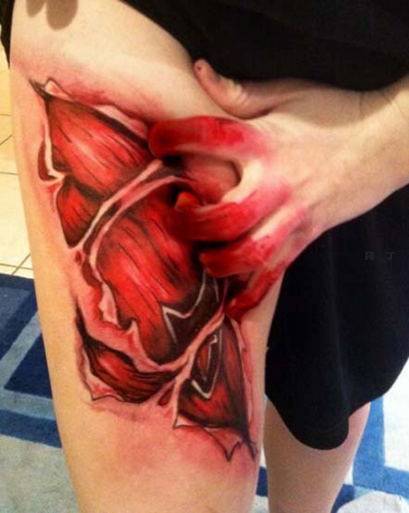 腿部涂鸦简单,美女街头涂鸦绘画艺术