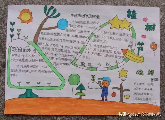 3.12植树节手抄报大全,3.12植树节手抄报素材