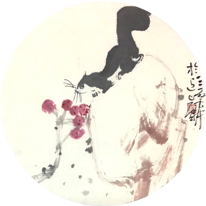 柯和根山水画,南北花鸟画精品欣赏