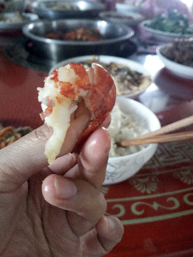 家里没矿，有池塘！湖北农村人家吃小龙虾大餐，网友直呼太壕了！