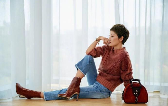 春天的九分裤搭配短靴如何才时髦,街头风帅气裤子