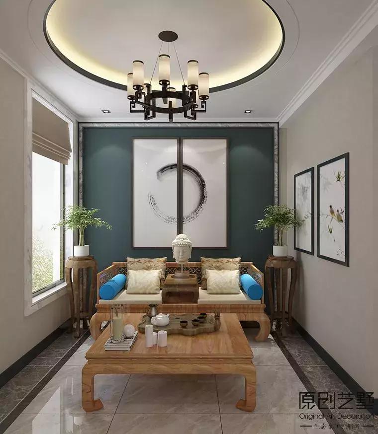 艺墅案例“一府一院一园”恬雅空间弥留心间的闲云清烟