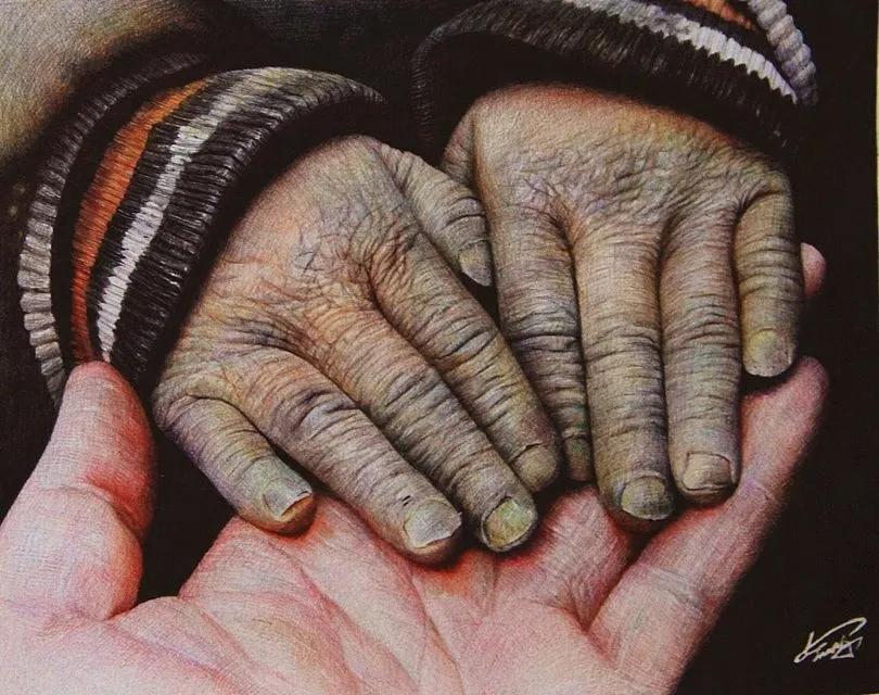 90后小伙用笔画画,九零后小伙靠画肖像漫画走红网络