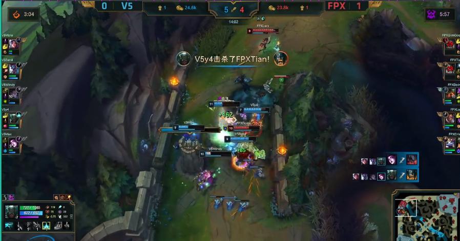 y4派克出奇效，一波团战帮助V5扭转局势，管泽元：派克理财有奇效