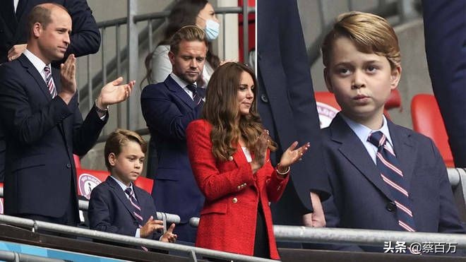 乔治王子观战欧冠,乔治王子西装