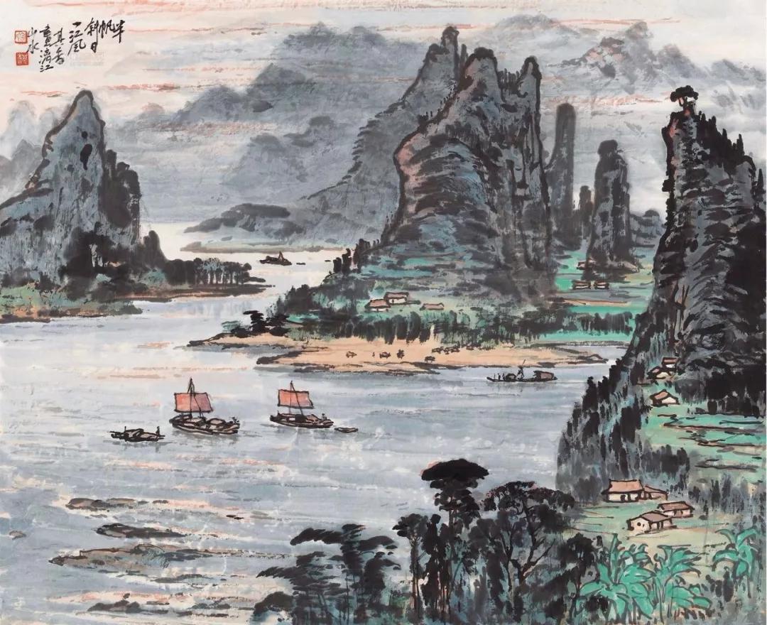 水墨画夜景欣赏,画夜景最好的中国画