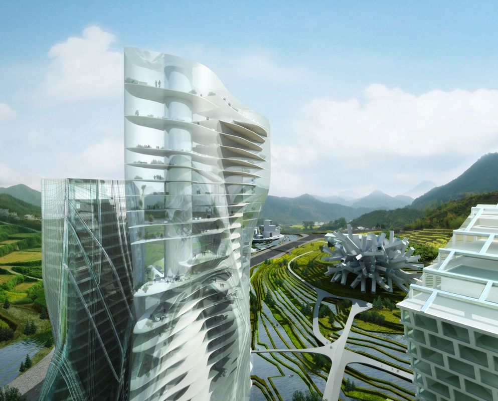 高层建筑素材科技感,高层建筑效果图素材